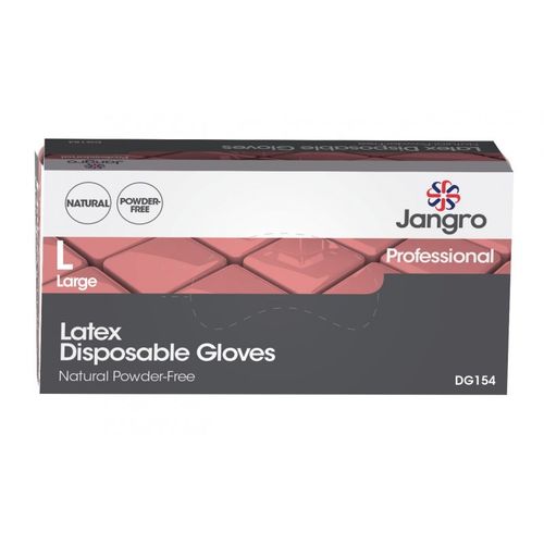Jangro PF Latex Disposable Gloves (DG154-L)
